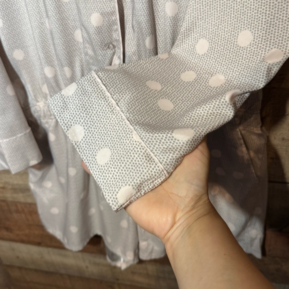 PJ SALVAGE Digity Dots Romper in Cement Women’s size XL Loungewear Pajamas - Picture 7 of 14